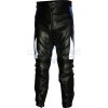 Transformer Blue Leather Motorcycle Trouser
